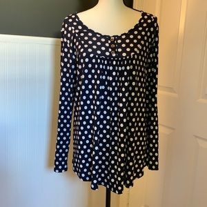 Polka Dot Tunic Top
